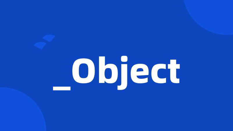 _Object