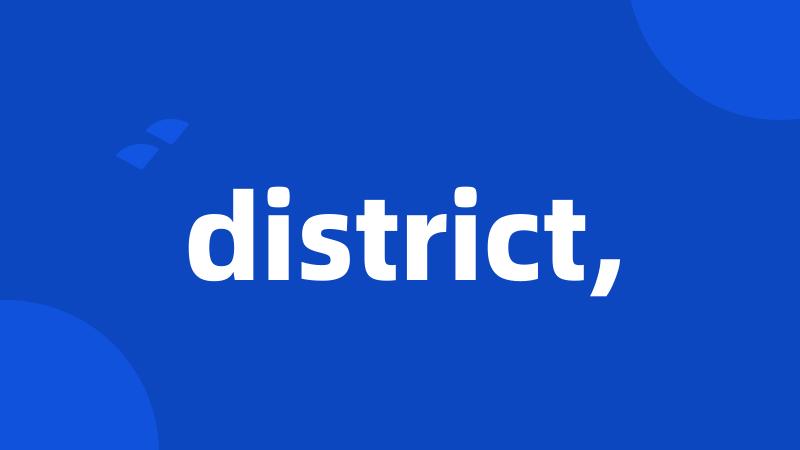 district,