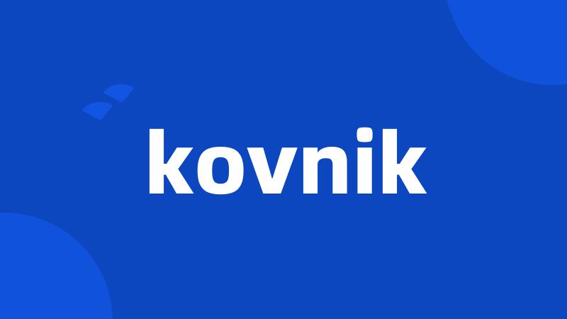 kovnik