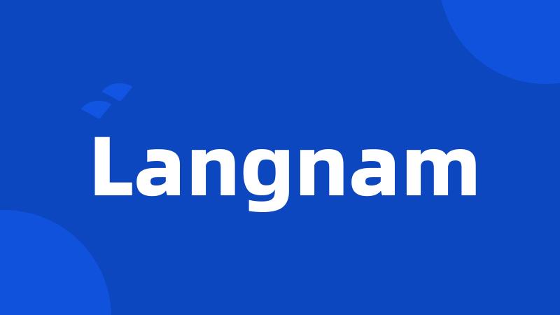 Langnam