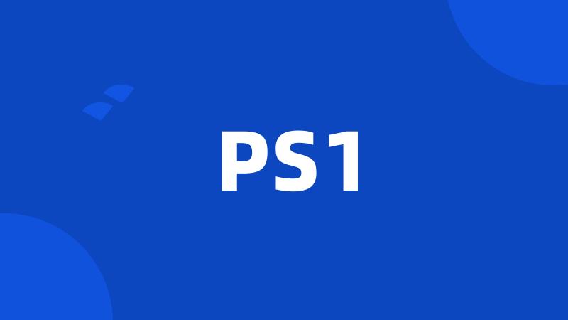 PS1