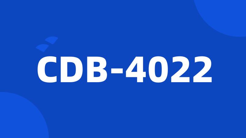 CDB-4022
