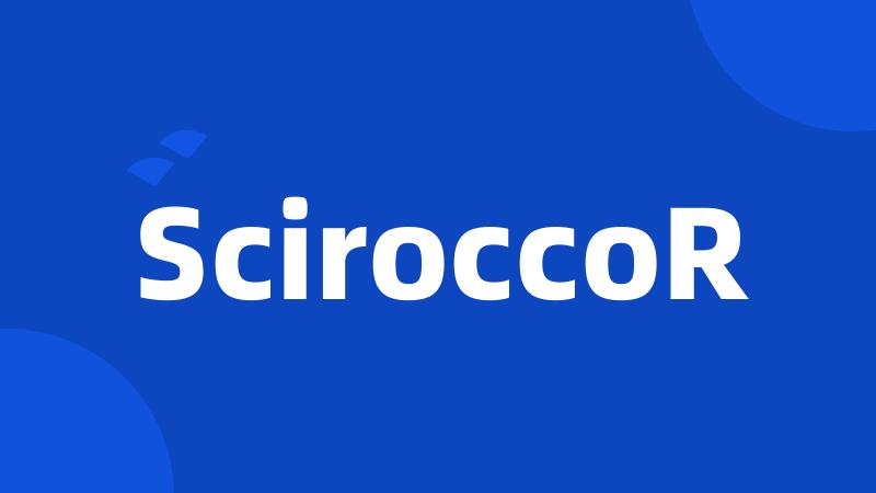 SciroccoR