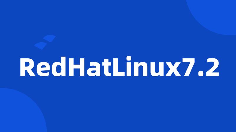 RedHatLinux7.2