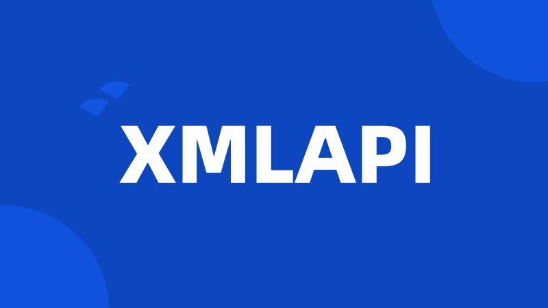 XMLAPI