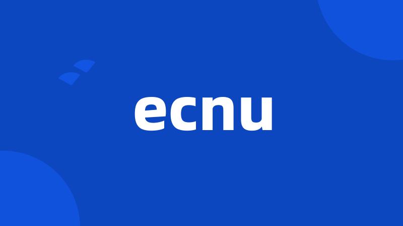 ecnu