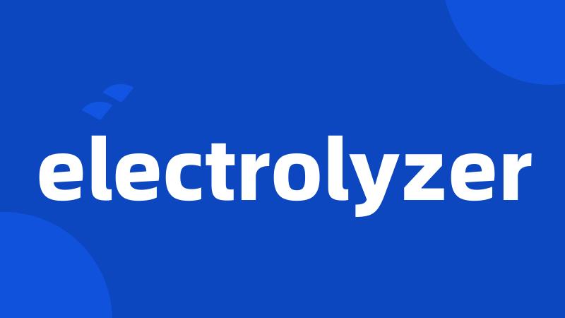 electrolyzer