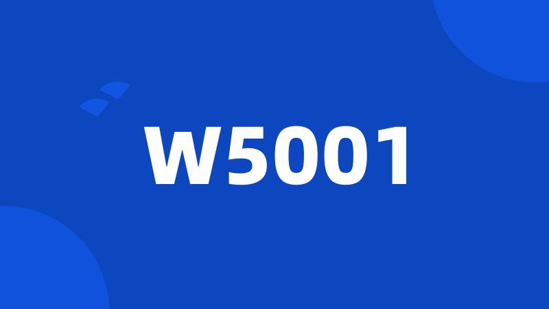 W5001