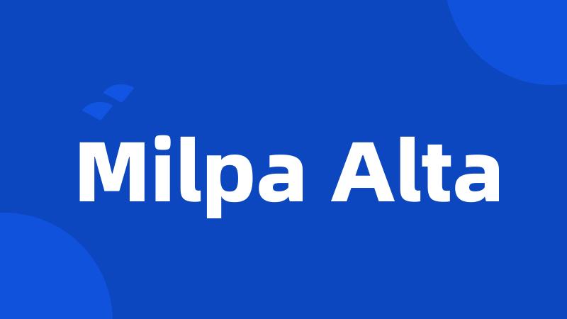 Milpa Alta