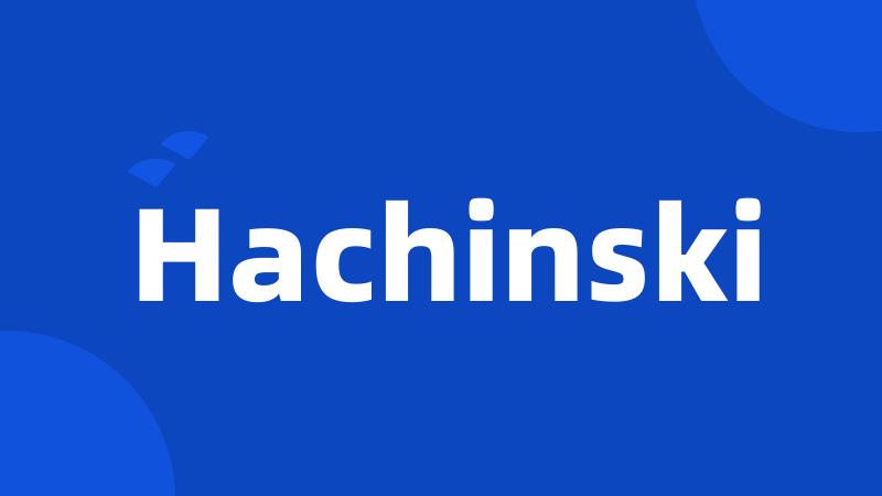 Hachinski