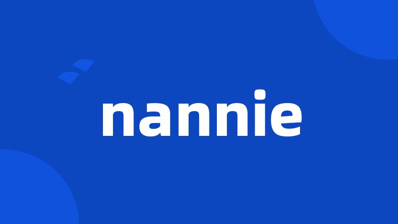 nannie