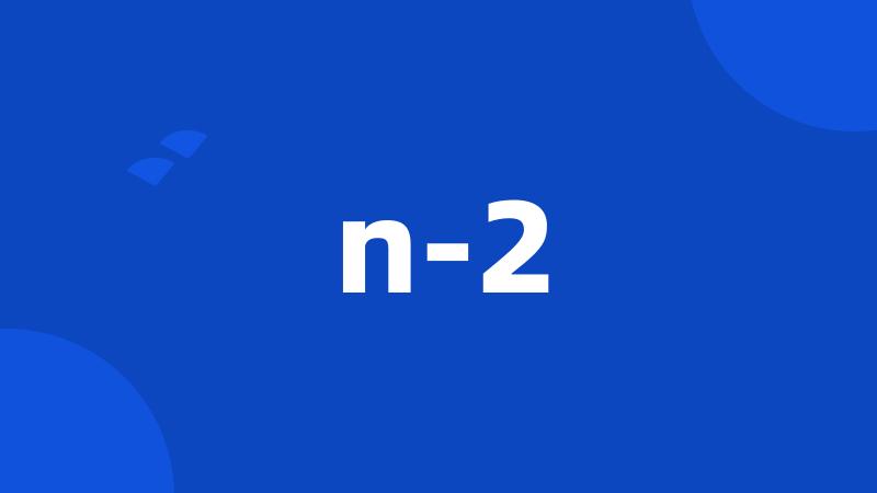 n-2