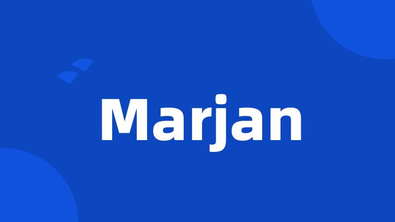 Marjan