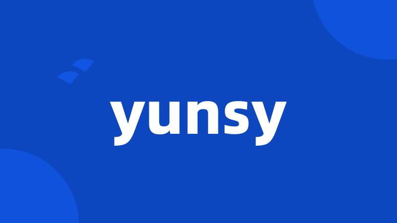 yunsy
