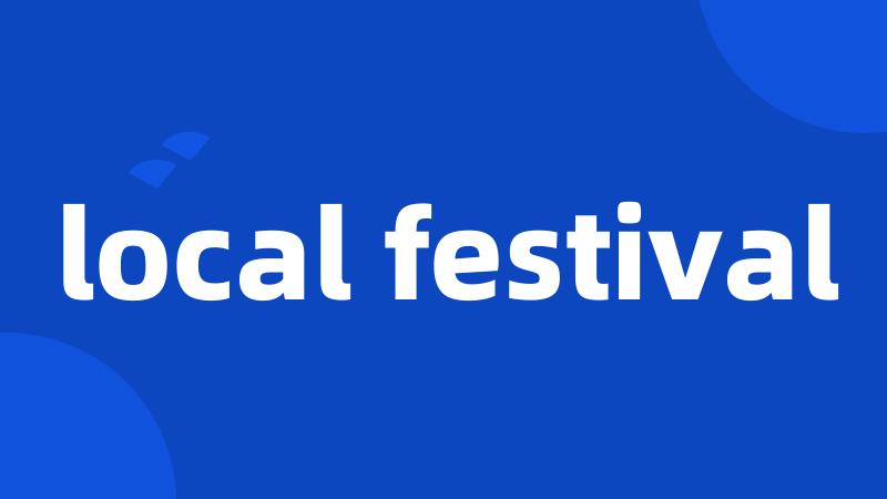 local festival