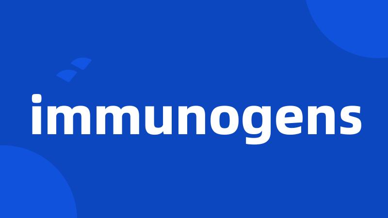 immunogens