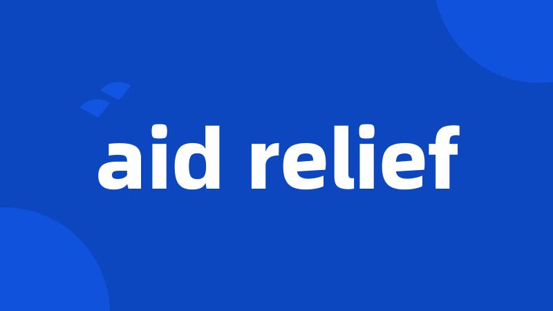 aid relief