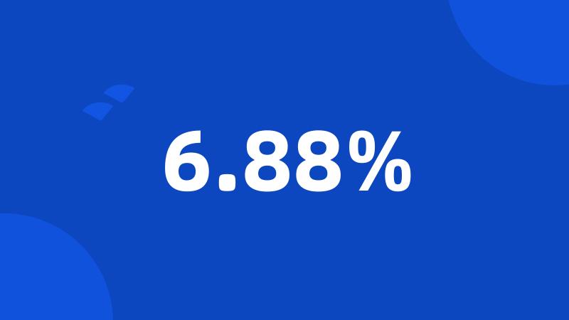 6.88%
