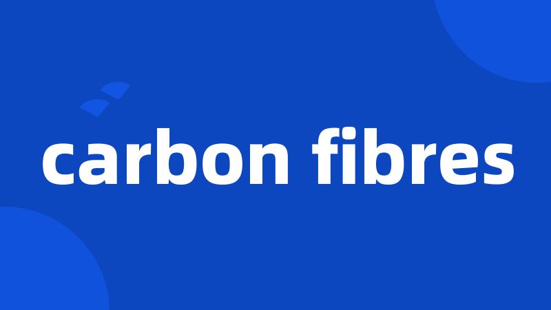 carbon fibres