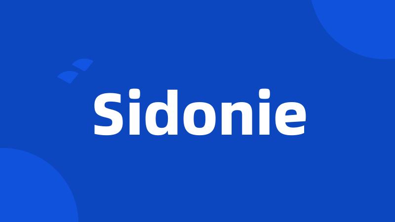 Sidonie