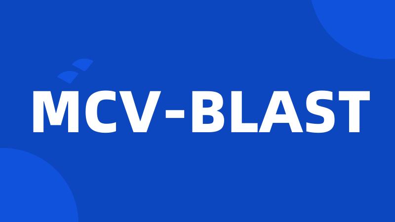 MCV-BLAST