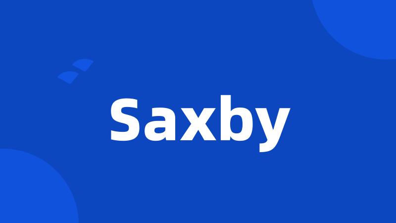 Saxby