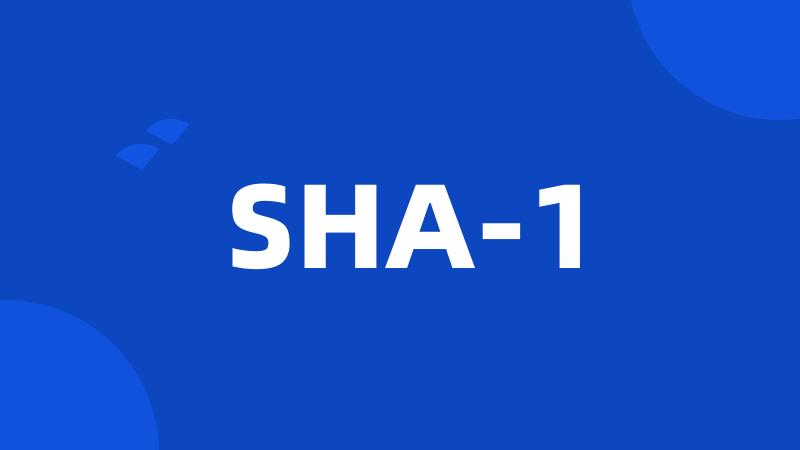 SHA-1