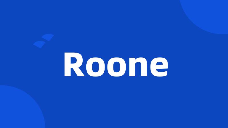 Roone