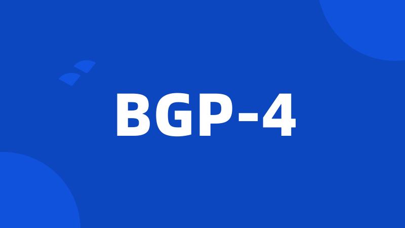 BGP-4