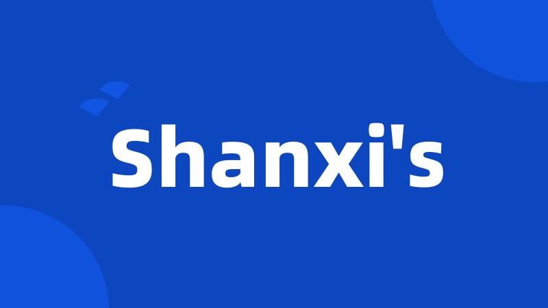 Shanxi's
