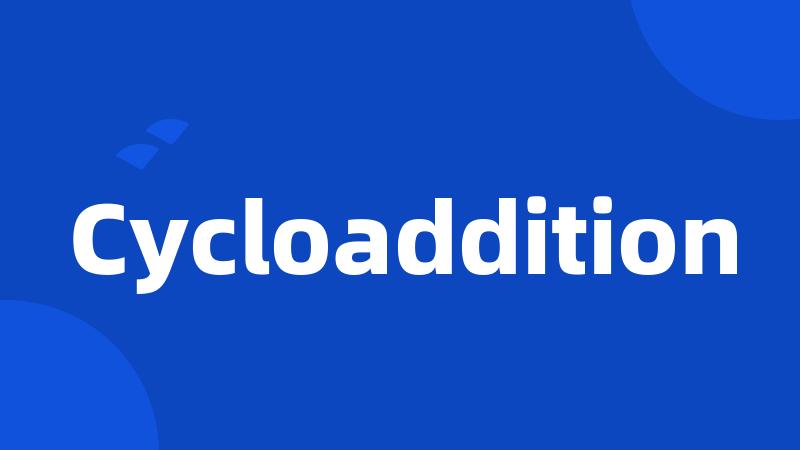 Cycloaddition