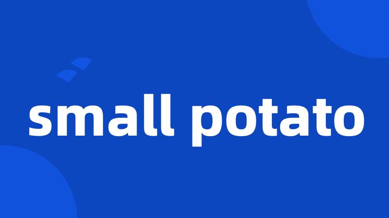 small potato