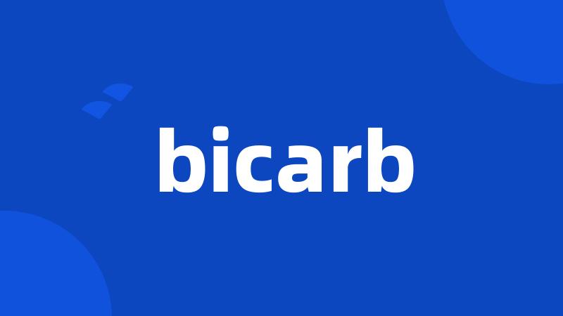 bicarb