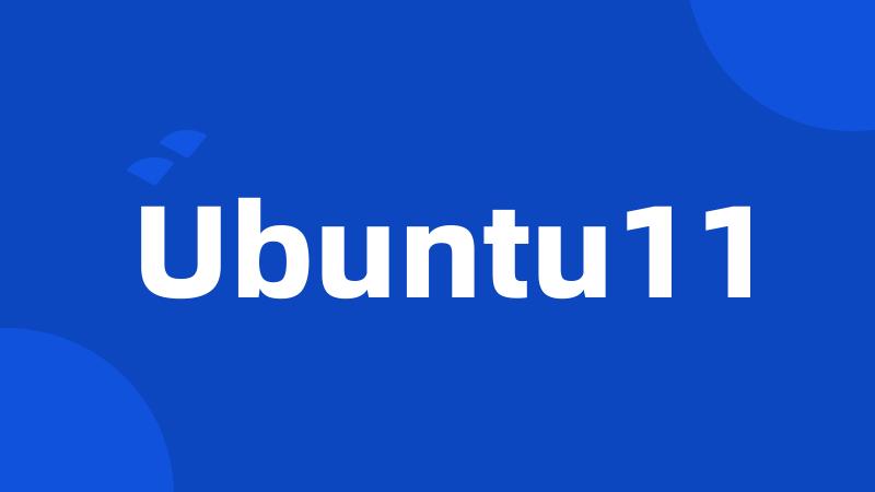 Ubuntu11