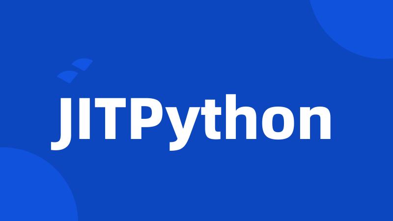 JITPython