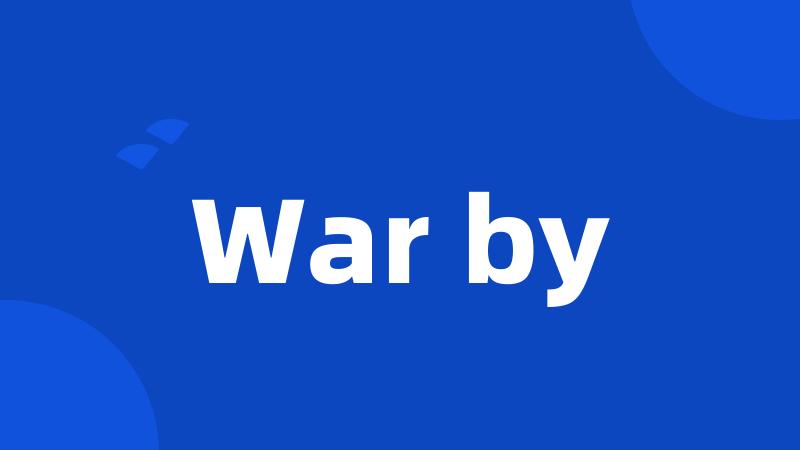 War by