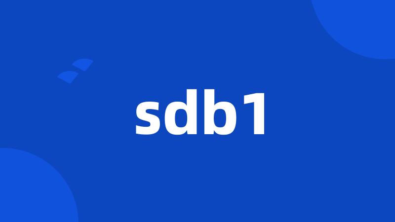 sdb1