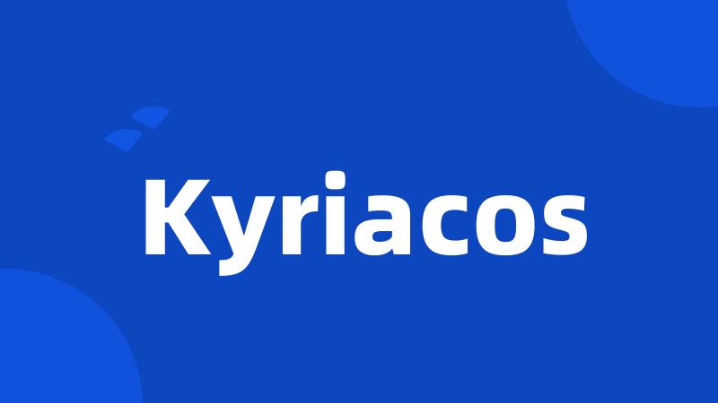 Kyriacos