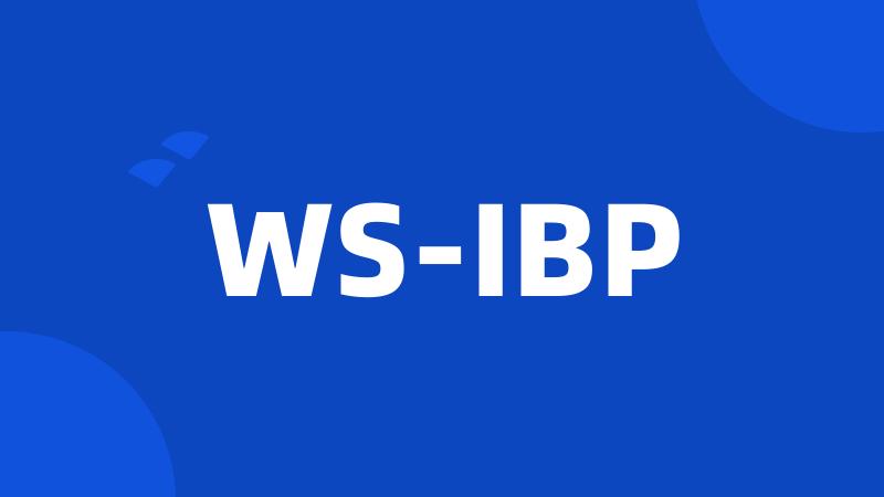 WS-IBP