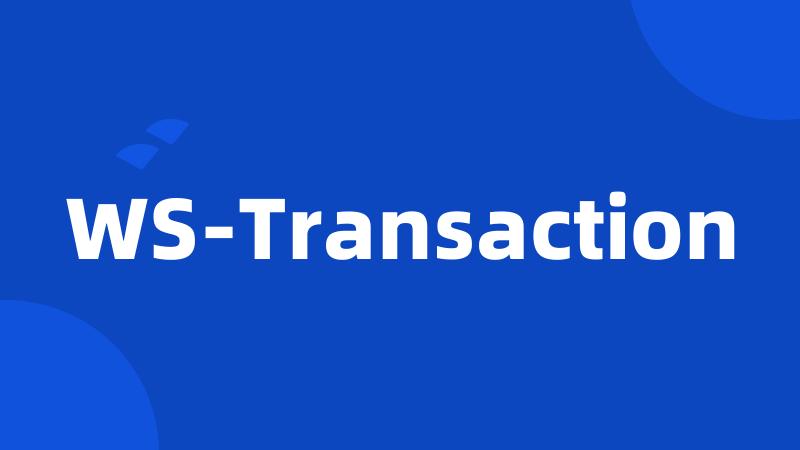 WS-Transaction