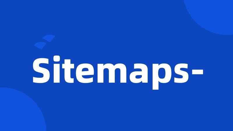 Sitemaps-