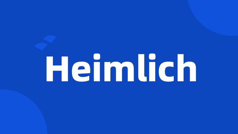 Heimlich