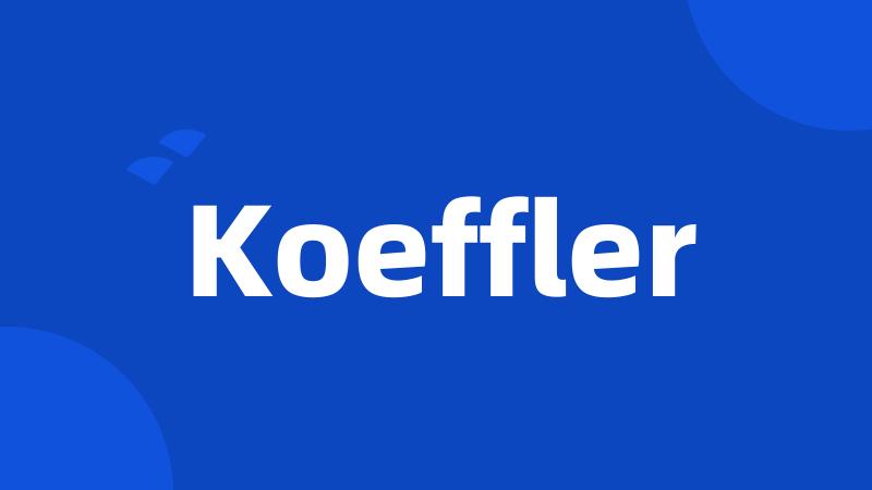 Koeffler