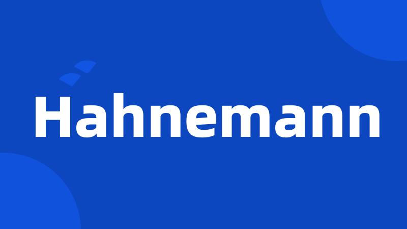 Hahnemann