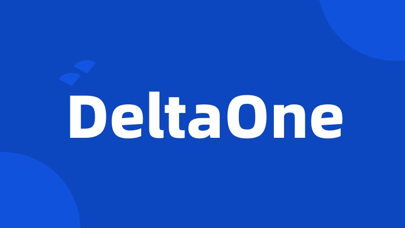 DeltaOne