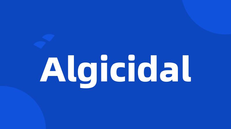 Algicidal