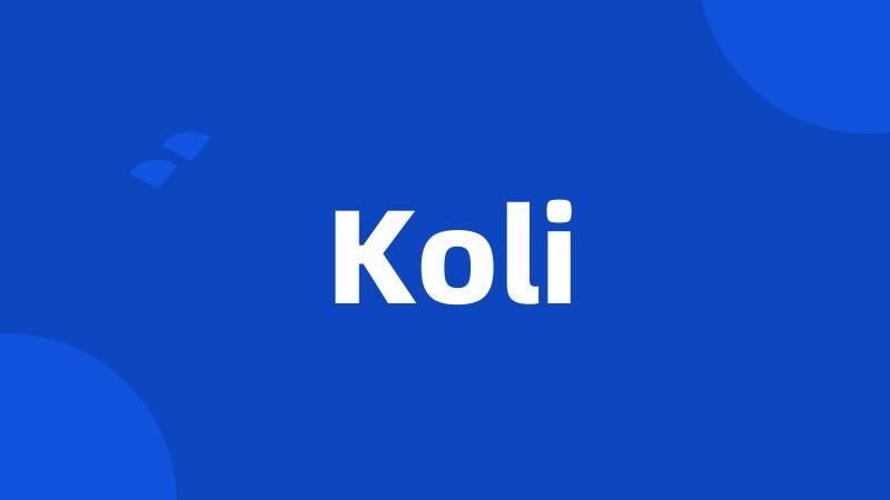 Koli