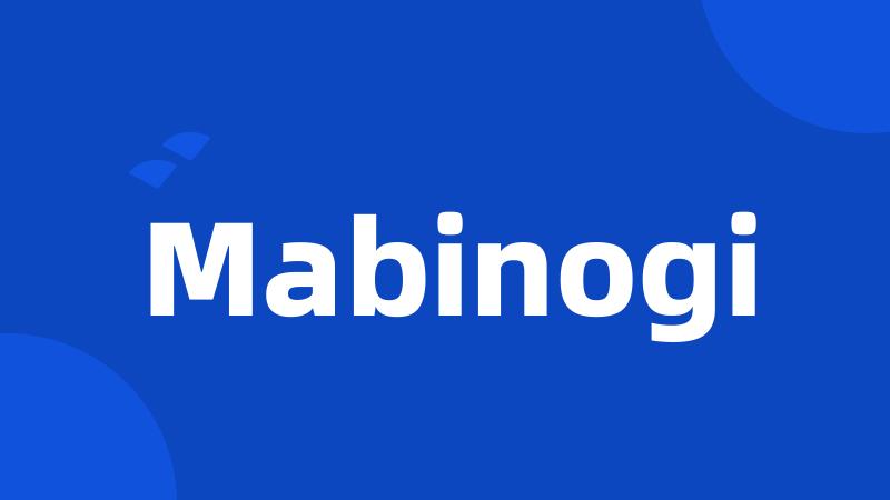 Mabinogi