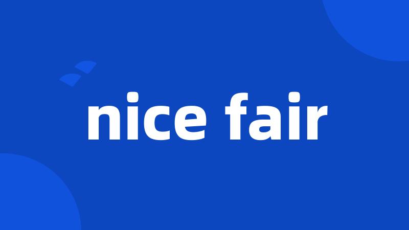 nice fair