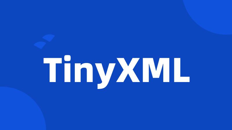 TinyXML